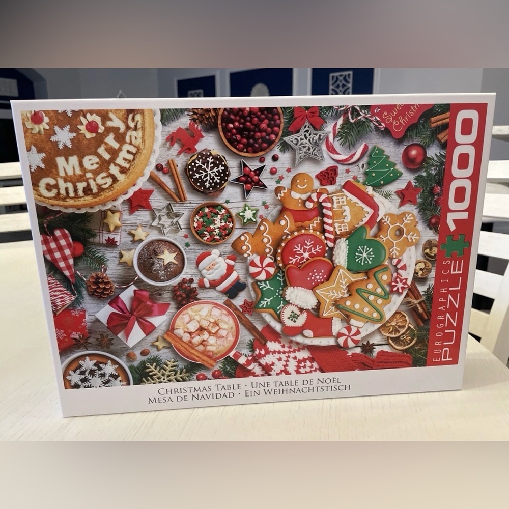 Eurographics 1000 piece Christmas Table Puzzle